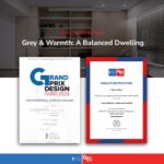 Grand Prix Design Paris 2025 獲獎證書與作品 Grey & Warmth A Balanced Dwelling